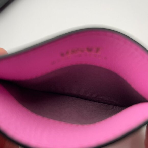 Versace Mini Medusa Pink Paradise Grainy Leather Slim Card Case - NWOT - Picture 5 of 6